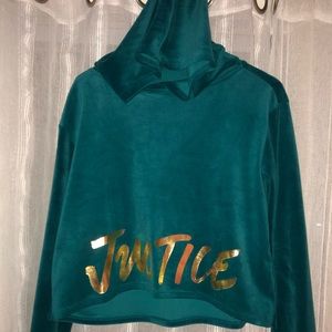 Girls Justice hoodie sweat shirt new size 14